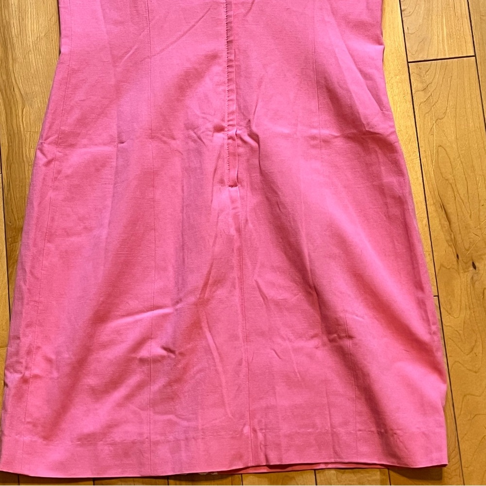 NWT Lilly Pulitzer Mila Shift Dress in Pink & White size four (4) - Picture 9 of 12